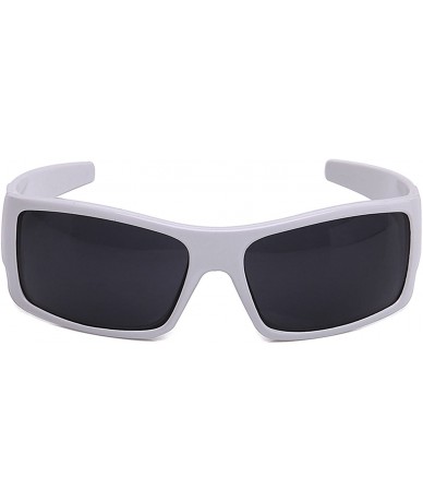 Oversized Mens Plastic Fashion Sunglasses - White - CN11M6SWC6B $18.53