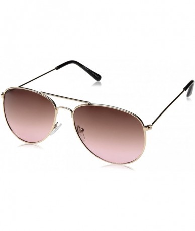 Aviator Women's Skye Aviator Sunglasses - Gold / Pink - C0185IWG65A $33.12