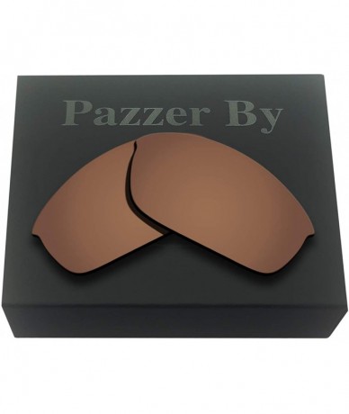 Sport Polarized Replacement Lenses Flak Jacket Sunglasses - Multiple Colors - Brown - CD186GYS6I4 $25.22