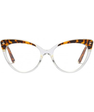 Cat Eye Optical Glasses Eyewear Women - Ladies Cat eyes Fashion Accessories - Leopard White - C118SER39LE $18.30